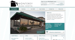 Desktop Screenshot of montereyanimalhospital.com