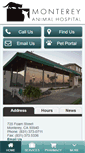 Mobile Screenshot of montereyanimalhospital.com